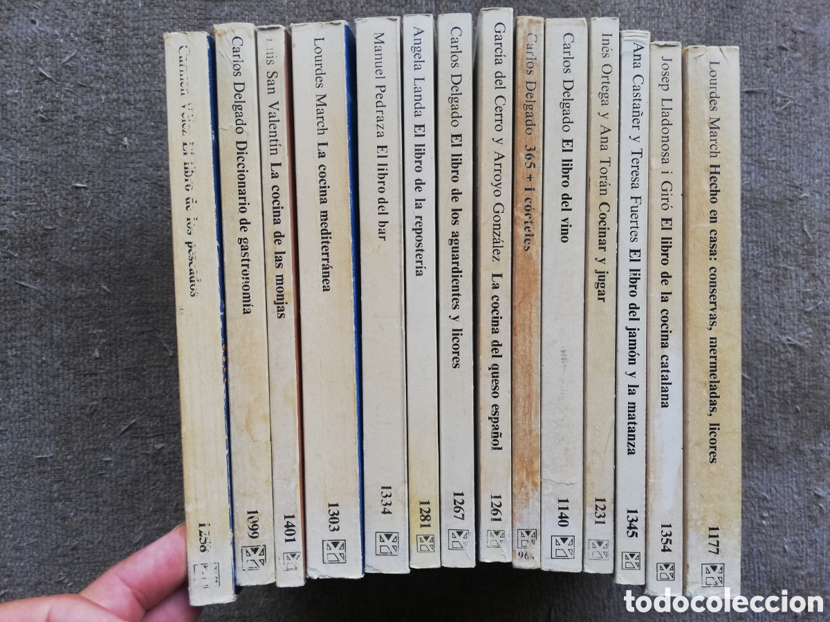 Libros de segunda mano: Lote 14 libros de cocina de Alianza bolsillo