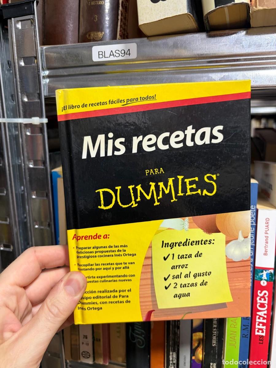 Libros de segunda mano: BLAS94 Mis recetas para Dummies &mdash; In&eacute;s Ortega &mdash; Para Dummies / Planeta.
