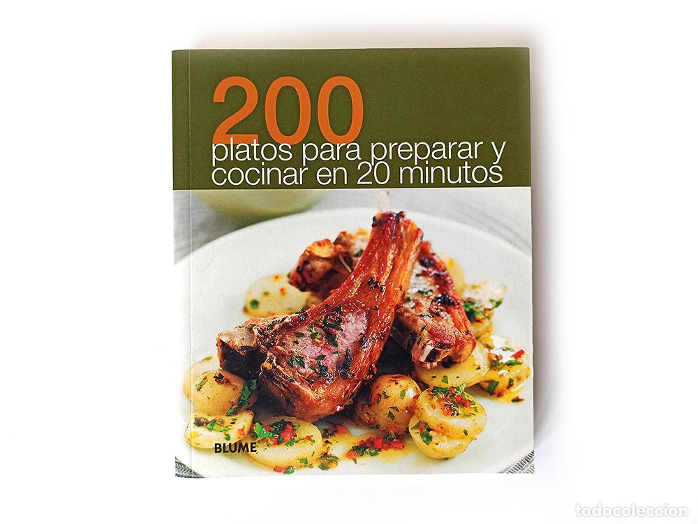 Libri di seconda mano: 200 PLATOS PARA PREPARAR Y COCINAR EN 20 MINUTOS