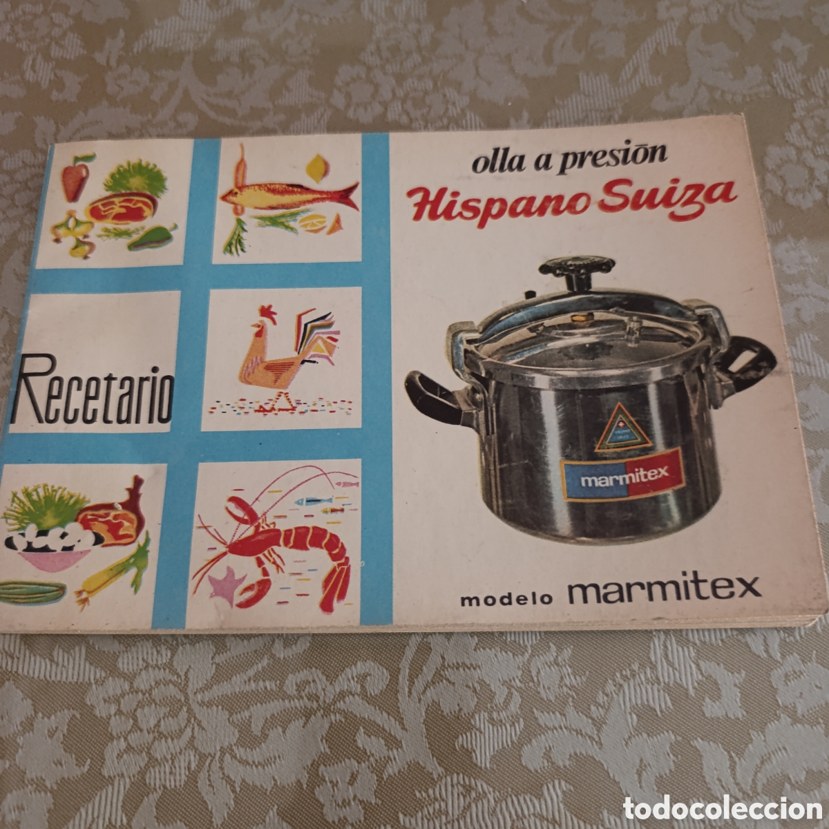 Libros de segunda mano: La Hispano-Suiza,recetario y manual de instrucciones vintage para la olla a presi&oacute;n Marmitex,a&ntilde;os 60