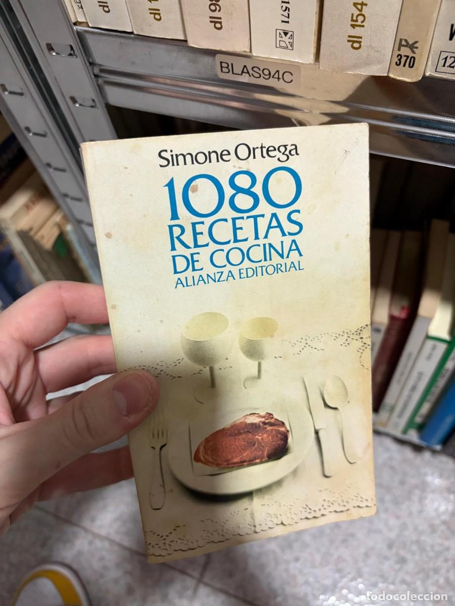 Libros de segunda mano: BLAS94C Simone Ortega &mdash; 1080 recetas de cocina &mdash; Alianza Editorial.