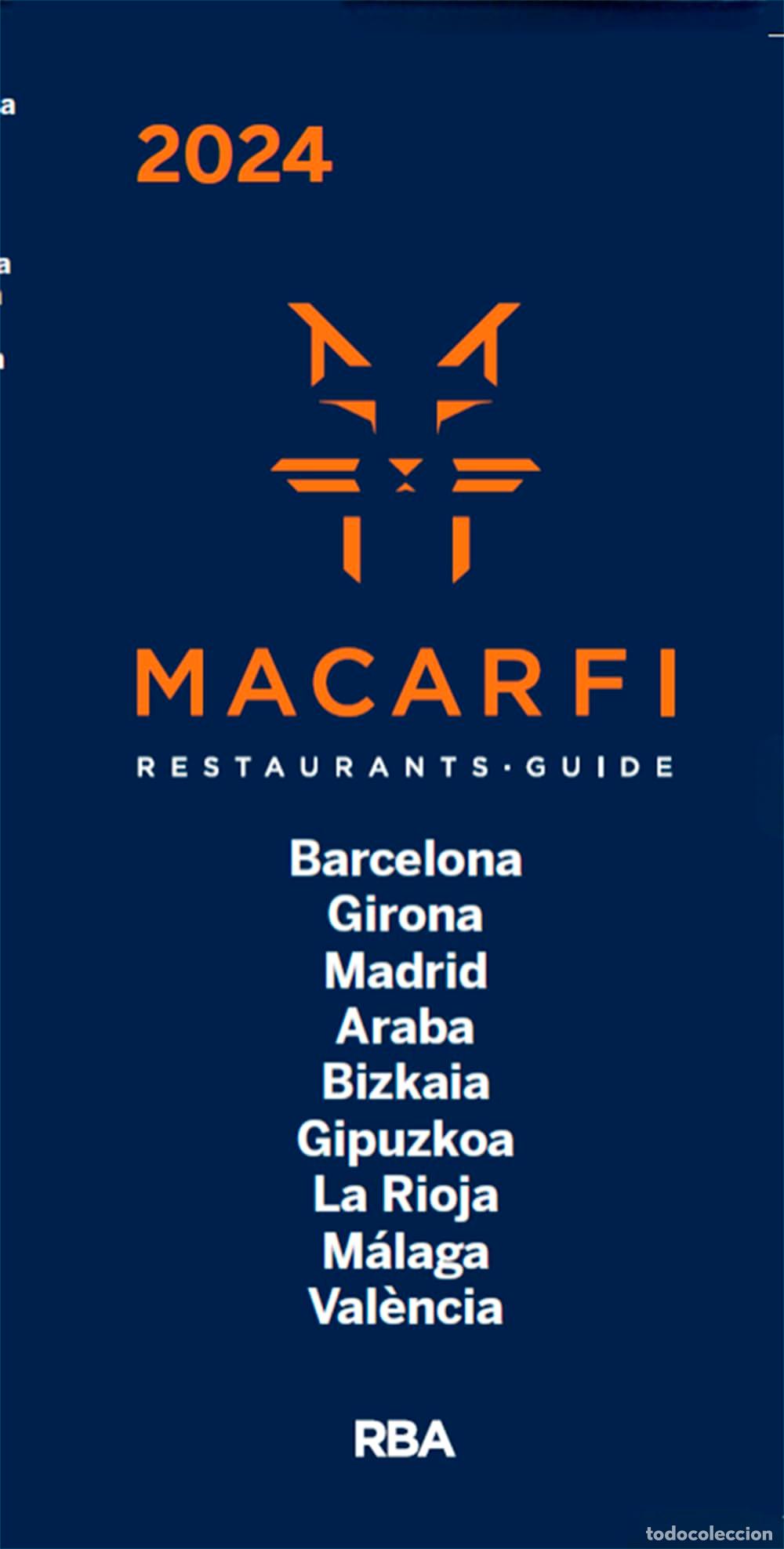 Libros de segunda mano: Gu&iacute;a Macarfi 2024: Restaurants-guide (Pr&aacute;ctica)