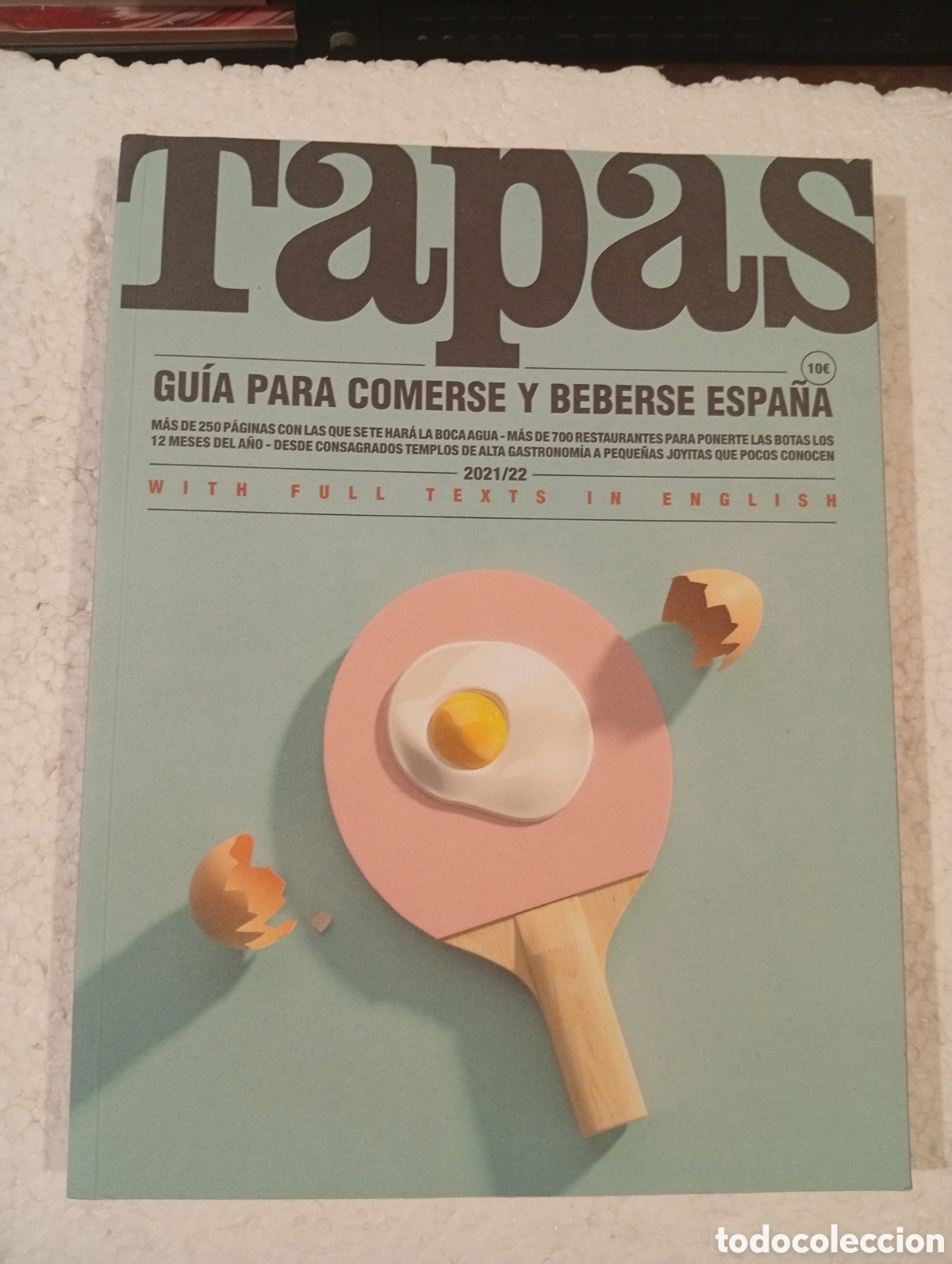 Libros de segunda mano: TAPAS. GU&Iacute;A PARA COMERSE Y BEBERSE ESPA&Ntilde;A. 2021/22. ESPA&Ntilde;OL-INGL&Eacute;S.