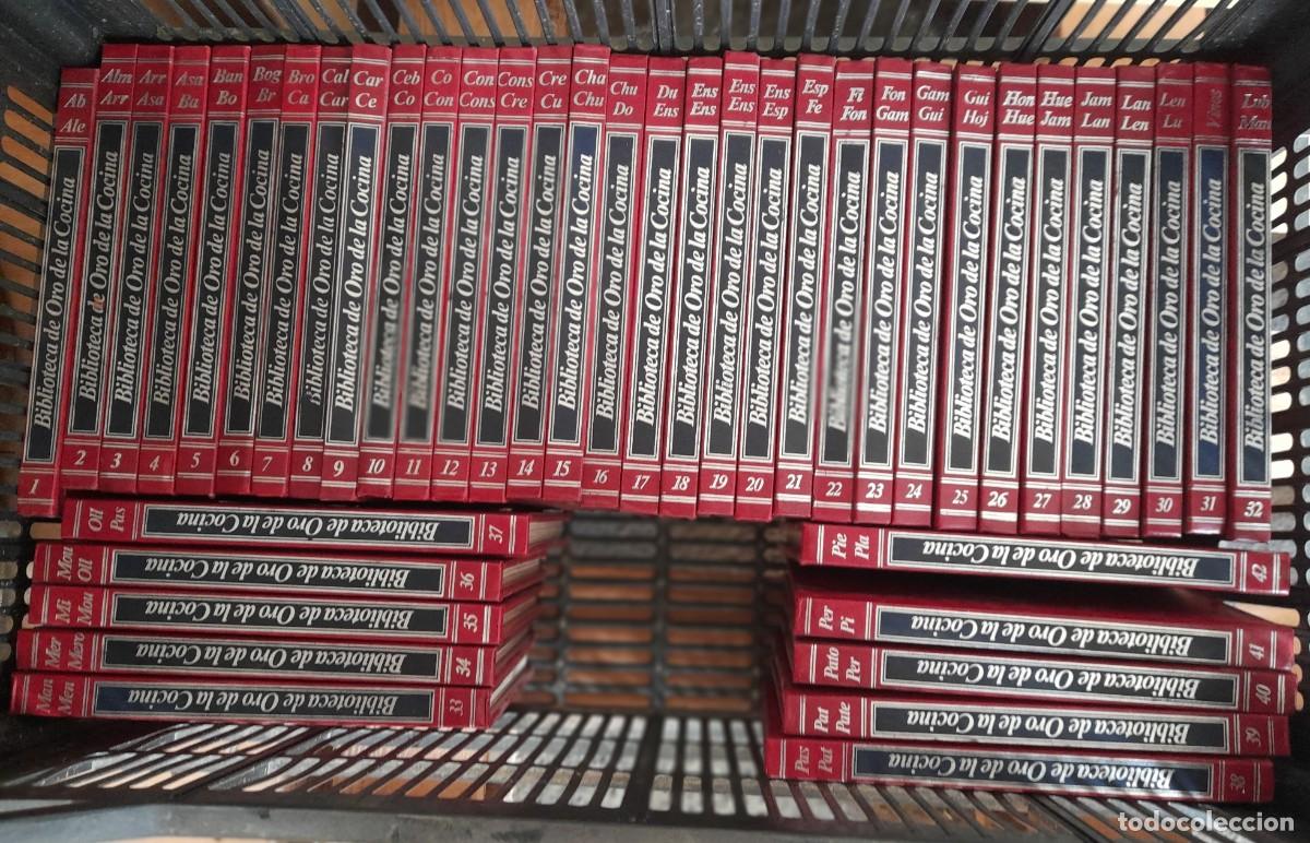 Libros de segunda mano: 64 TOMOS BIBLIOTECA DE ORO DE LA COCINA. NUMERADOS DEL 1 AL 63 + TOMO T&Eacute;CNICAS B&Aacute;SICAS. CLUB INTERN.