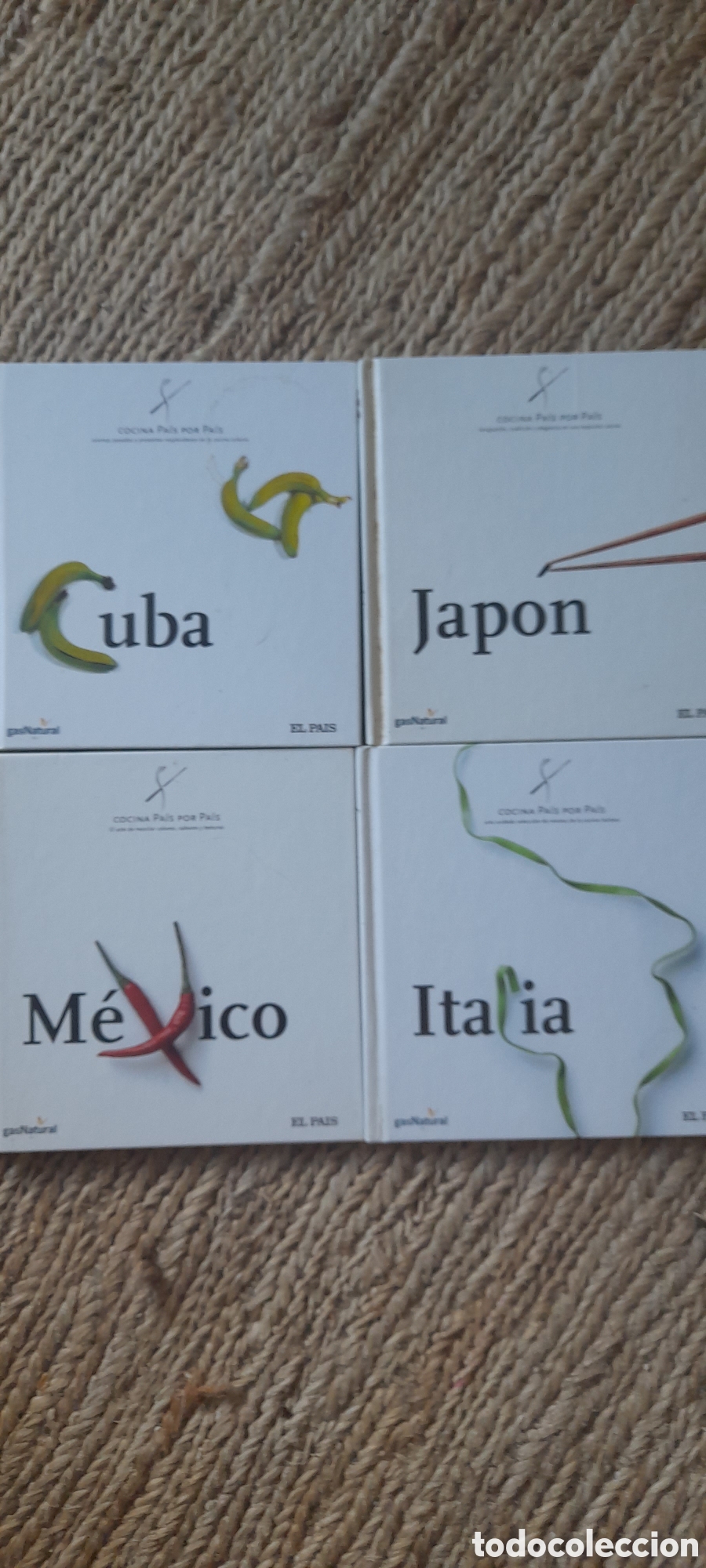 Libros de segunda mano: Cocina pais por pa&iacute;s. Lote de 4 libros