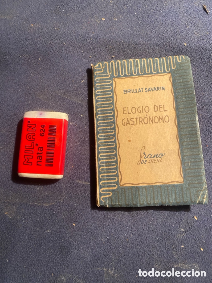 Libros de segunda mano: BRILLAT SAVARIN: - ELOGIO DEL GASTR&Oacute;NOMO - (MADRID, GRANO DE ARENA, 1942)