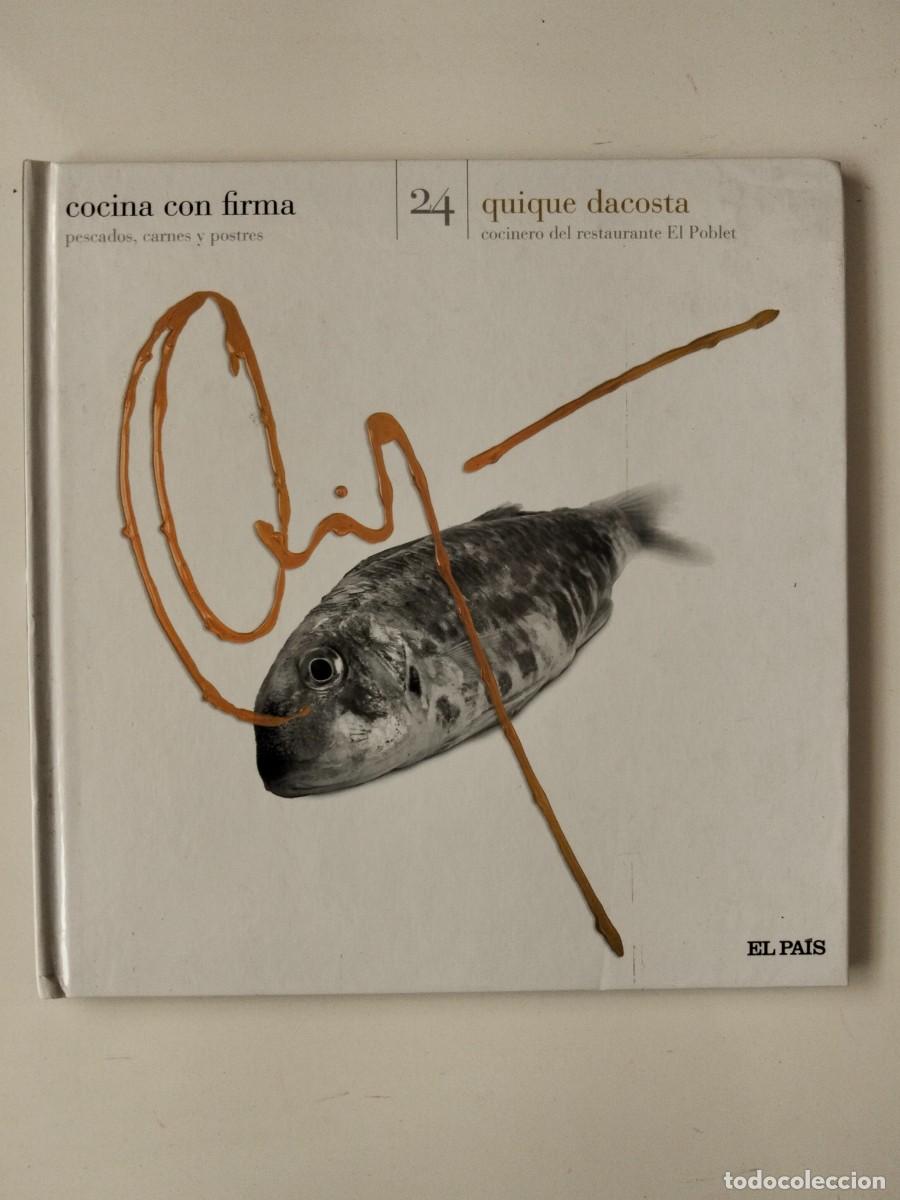 Libros de segunda mano: Cocina con firma. Quique Dacosta