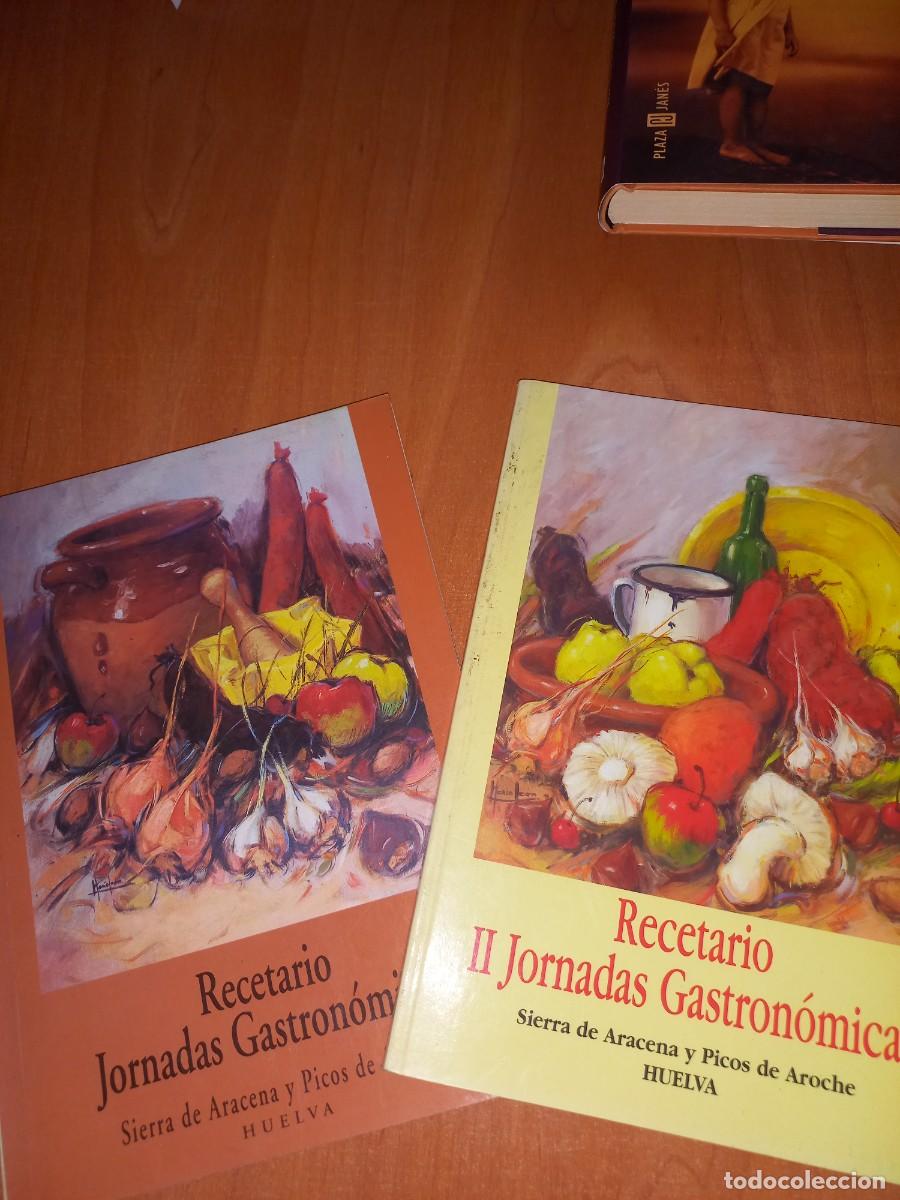 Libros de segunda mano: RECETARIO JORNADAS GASTRONOMICAS SIERRA DE ARACENA Y PICOS DE AROCHE - HUELVA 2 TOMOS