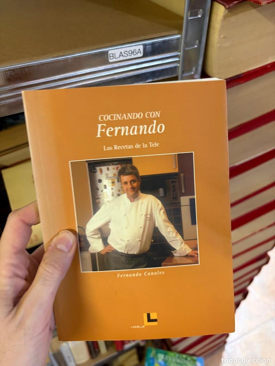 Libros de segunda mano: BLAS96A Fernando Canales, Cocinando con Fernando. Las recetas de la tele. Localia.