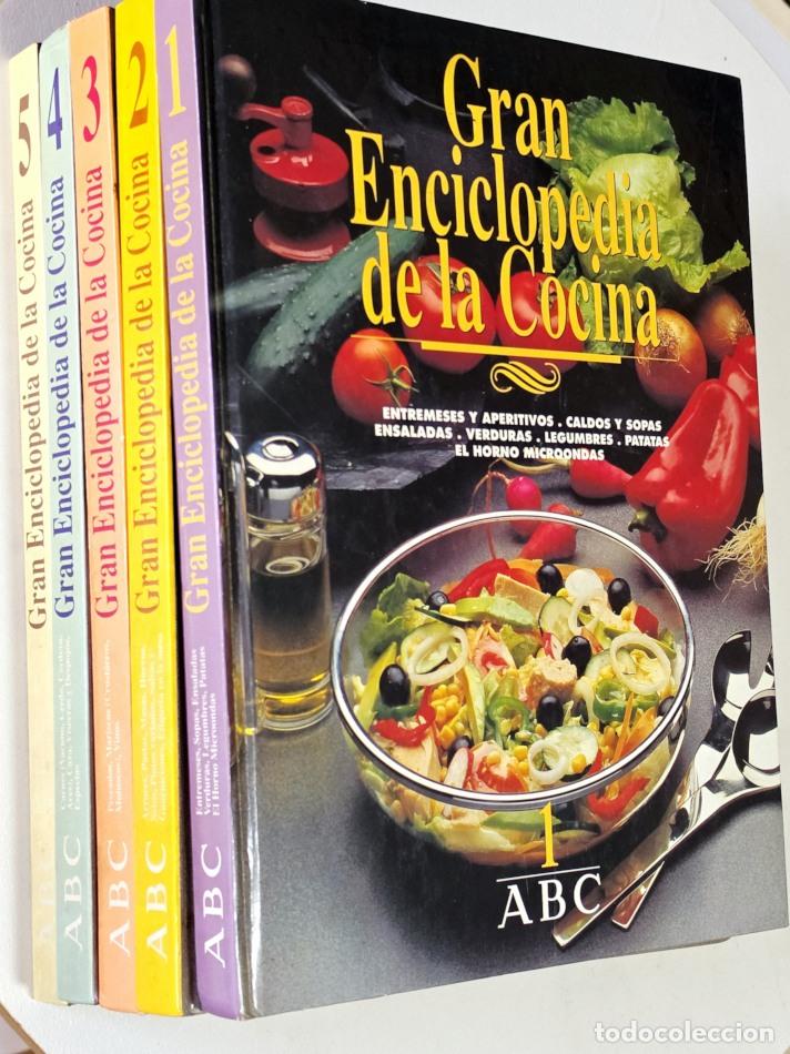 Libros de segunda mano: GRAN ENCICLOPEDIA DE LA COCINA (TOMOS 1 AL 5) - VV.AA.