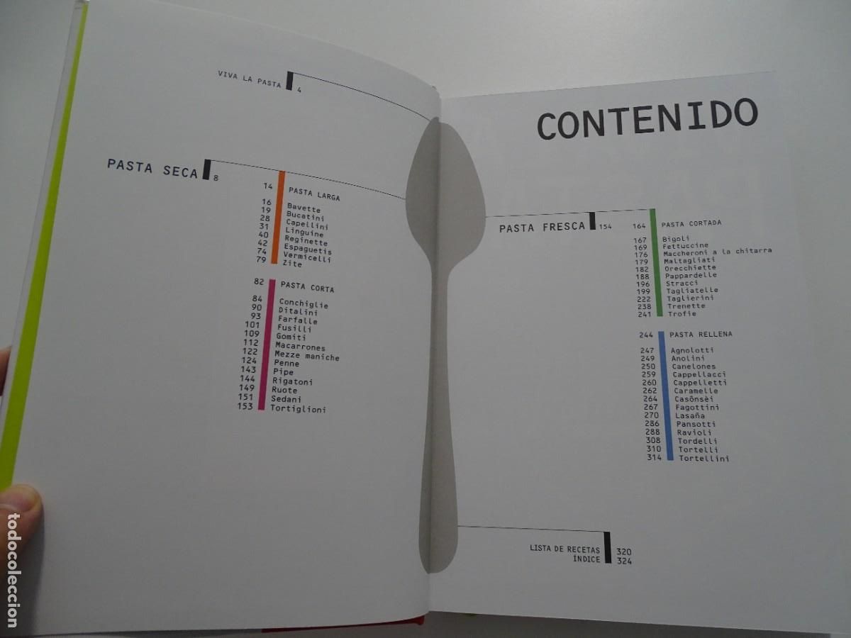 Libros de segunda mano: Pasta. La cuchara de plata. - Foto 2