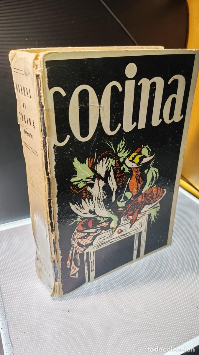 Libros de segunda mano: Manual de cocina (Recetario). 1950.