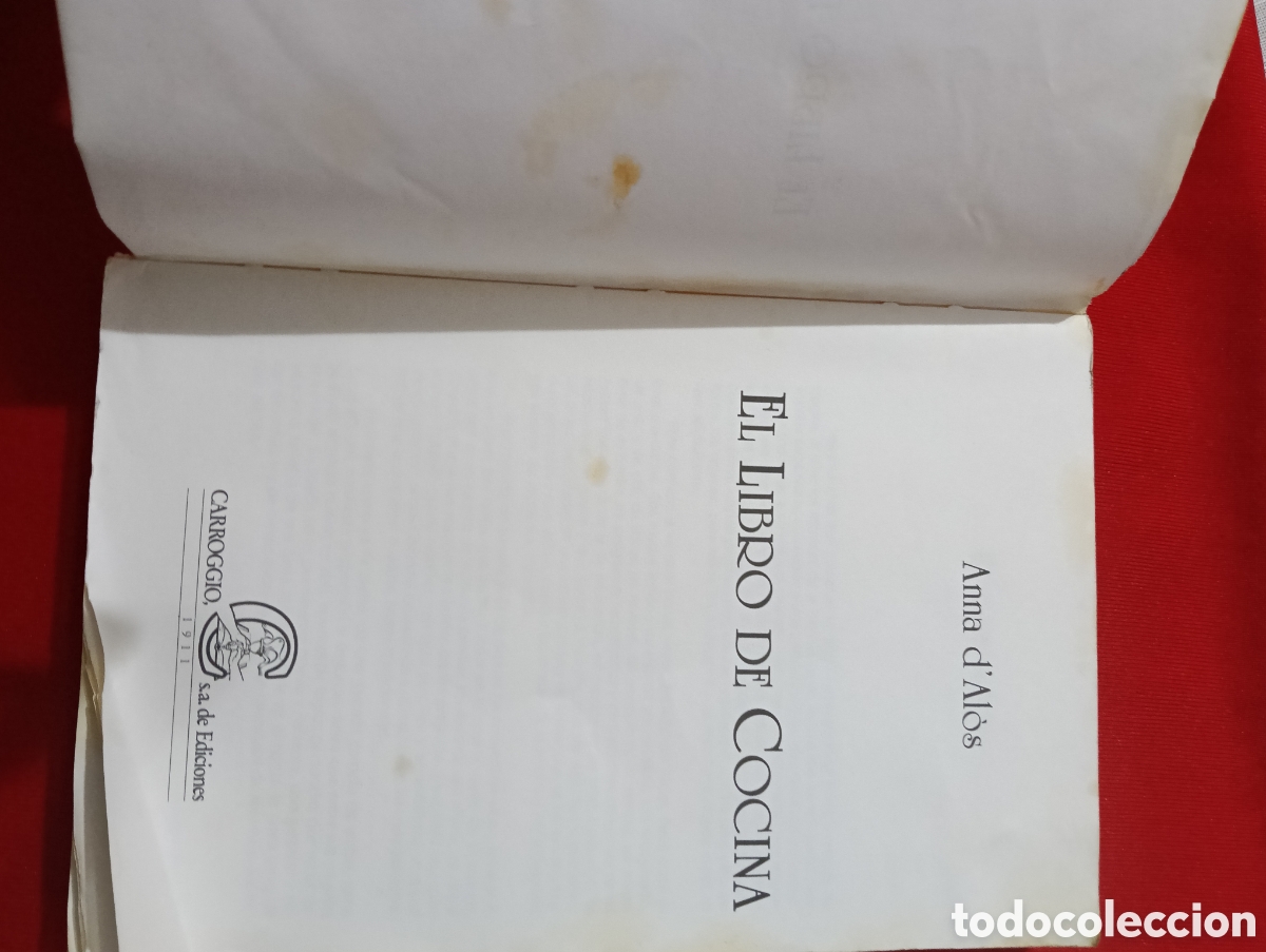 Libros de segunda mano: El libro de la cocina