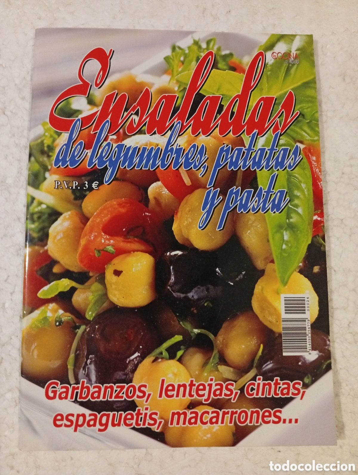 Libros de segunda mano: ENSALADAS DE LEGUMBRES, PATATAS Y PASTA. LA COCINA DE NANA. DAYGRAF 2005
