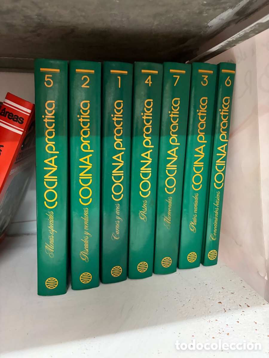 Libros de segunda mano: Cocina pr&aacute;ctica. 7 tomos. Planeta. 1992