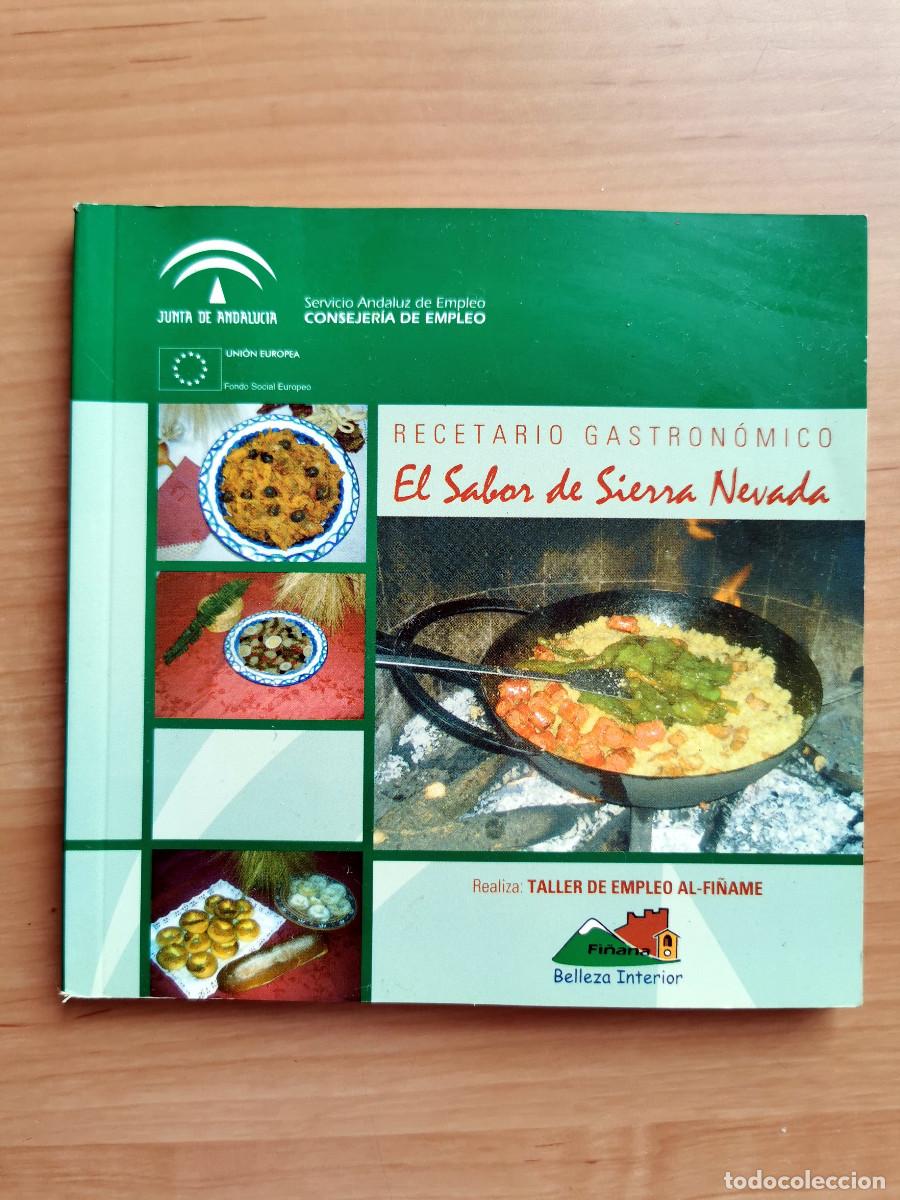 Libros de segunda mano: Recetrio gastron&oacute;mico El sabor de Fi&ntilde;ana - El Sabor de Sierra Nevada.