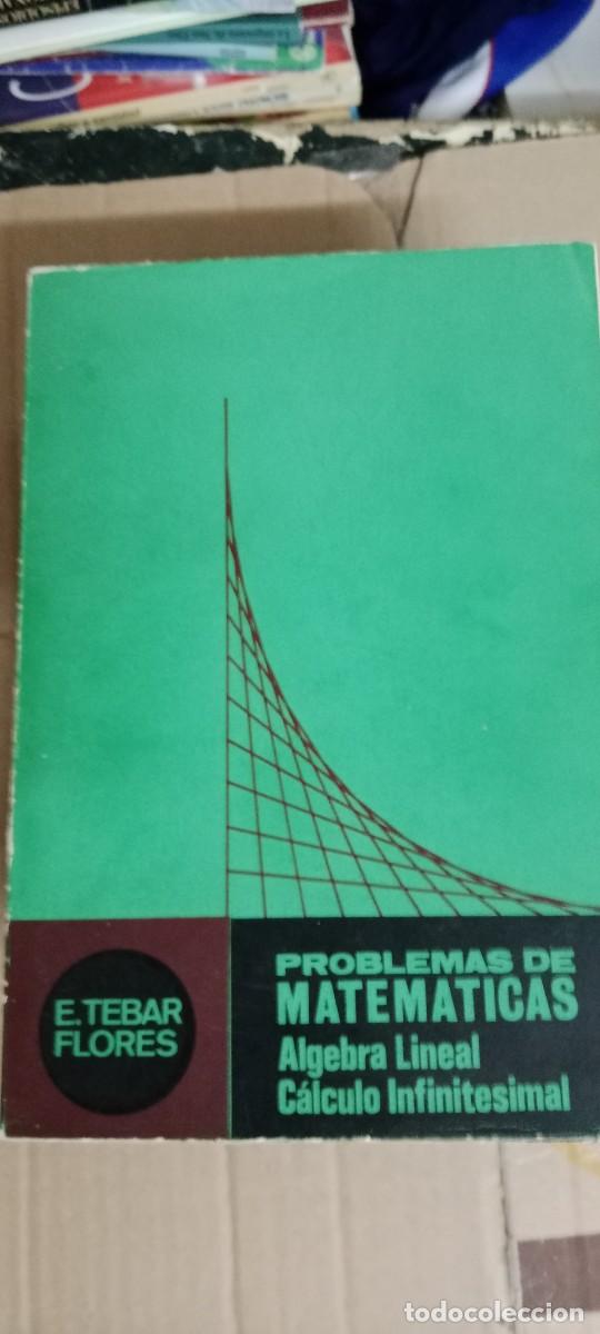 Libros de segunda mano: Problemas de matem&aacute;ticas &aacute;lgebra lineal c&aacute;lculo infinitesimal. T&eacute;bar flores. LIBRO TOP-14