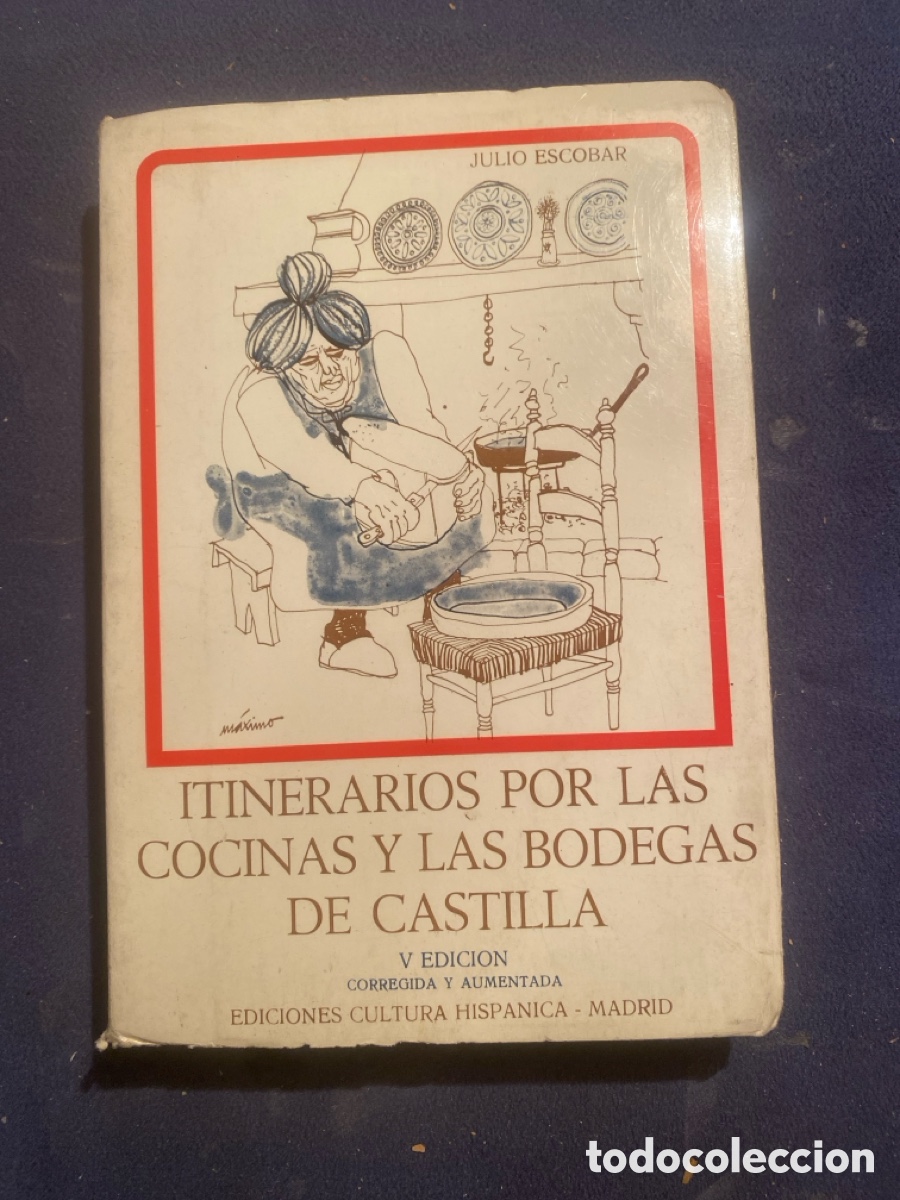 Libros de segunda mano: JULIO ESCOBAR: - ITINERARIOS POR LAS COCINAS Y LAS BODEGAS DE CASTILLA - (1975)