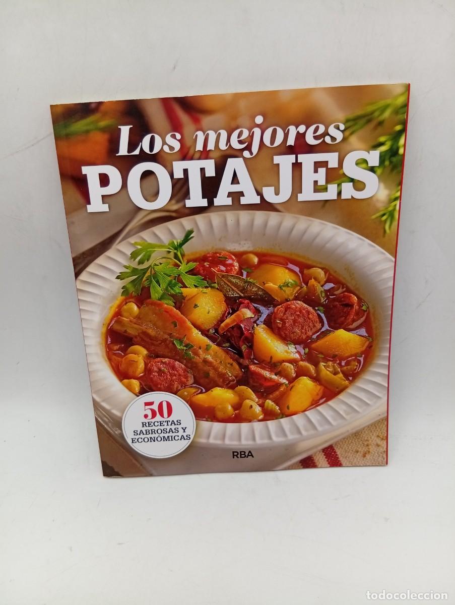 Libros de segunda mano: LOS MEJORES POTAJES. 50 RECETAS SABROSAS Y ECONOMICAS. EDICION RBA. 2022. PAGS : 118.
