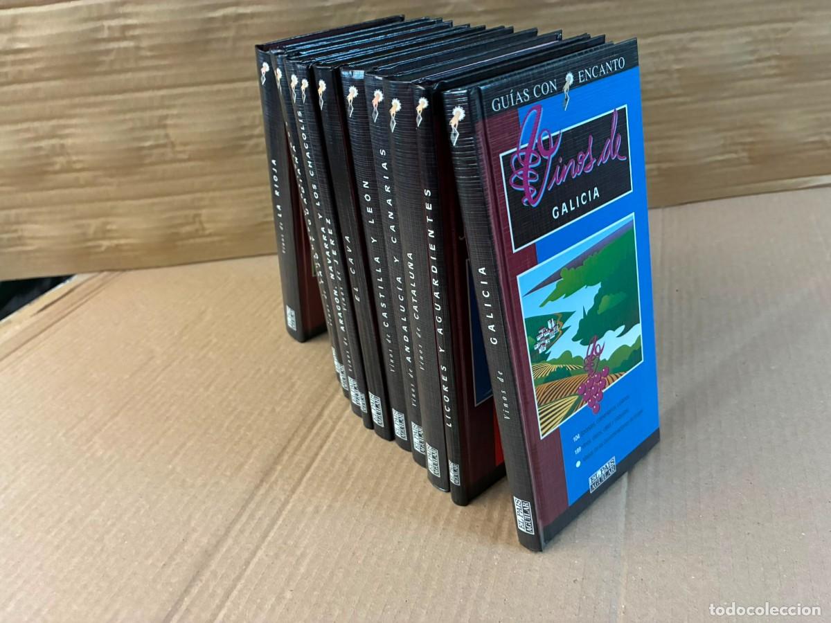 Libri di seconda mano: Colecci&oacute;n: Completa 11 TOMOS Gu&iacute;as con Encanto El Pa&iacute;s-Aguilar VINOS, CAVAS Y LICORES (COMO NUEVOS)