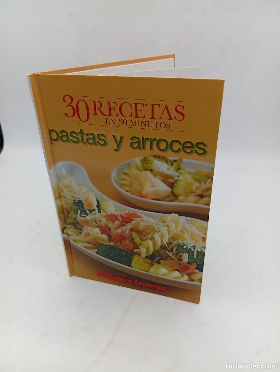 Libros de segunda mano: 30 RECETAS EN 30 MINUTOS. PASTA Y ARROCES. BIBLIOTECA LECTURAS. 2004. PAGS : 62.