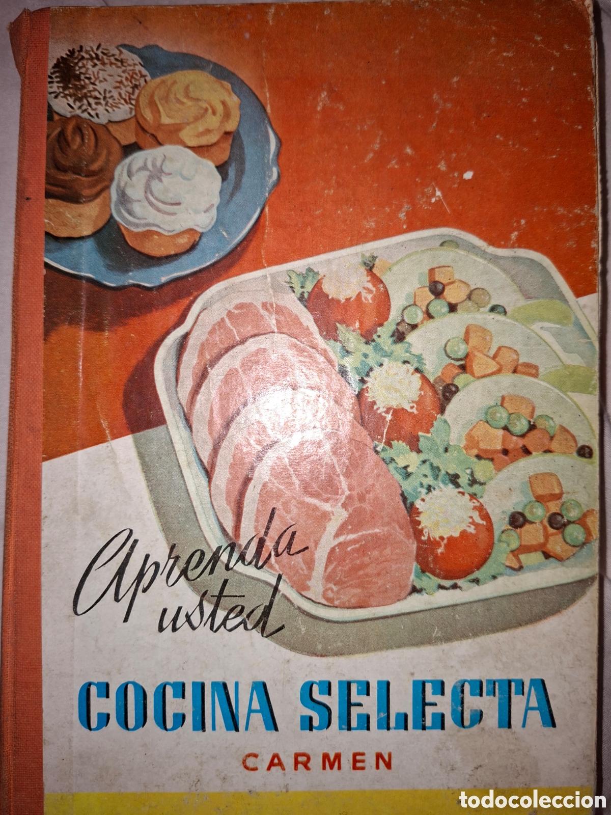 Libros de segunda mano: APRENDA USTED COCINA SELECTA. CARMEN GRANDE CABAL. OVIEDO. A&Ntilde;O 1964. TAPA DURA. 406 PAGINAS. 540 GR.