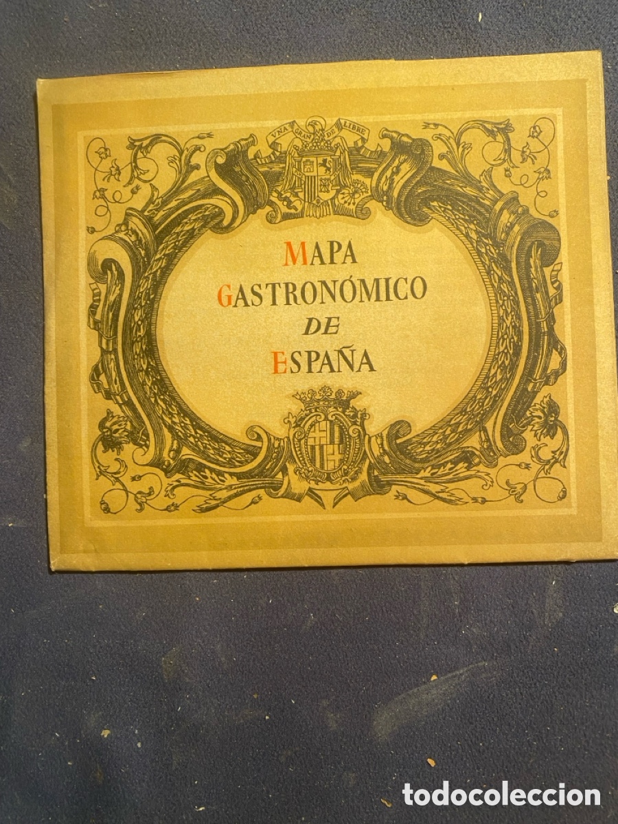 Libri di seconda mano: Feria Muestras Barcelona de 1945: - Mapa gastron&oacute;mico de Espa&ntilde;a -