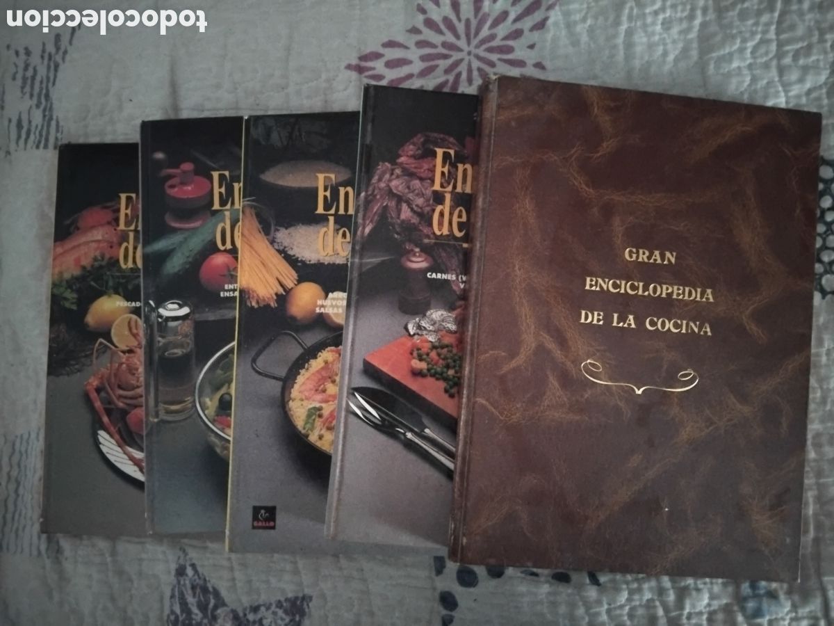 Libros de segunda mano: Gran enciclopedia de la cocina ABC(5 tomos.Obra completa);Nobel;1993