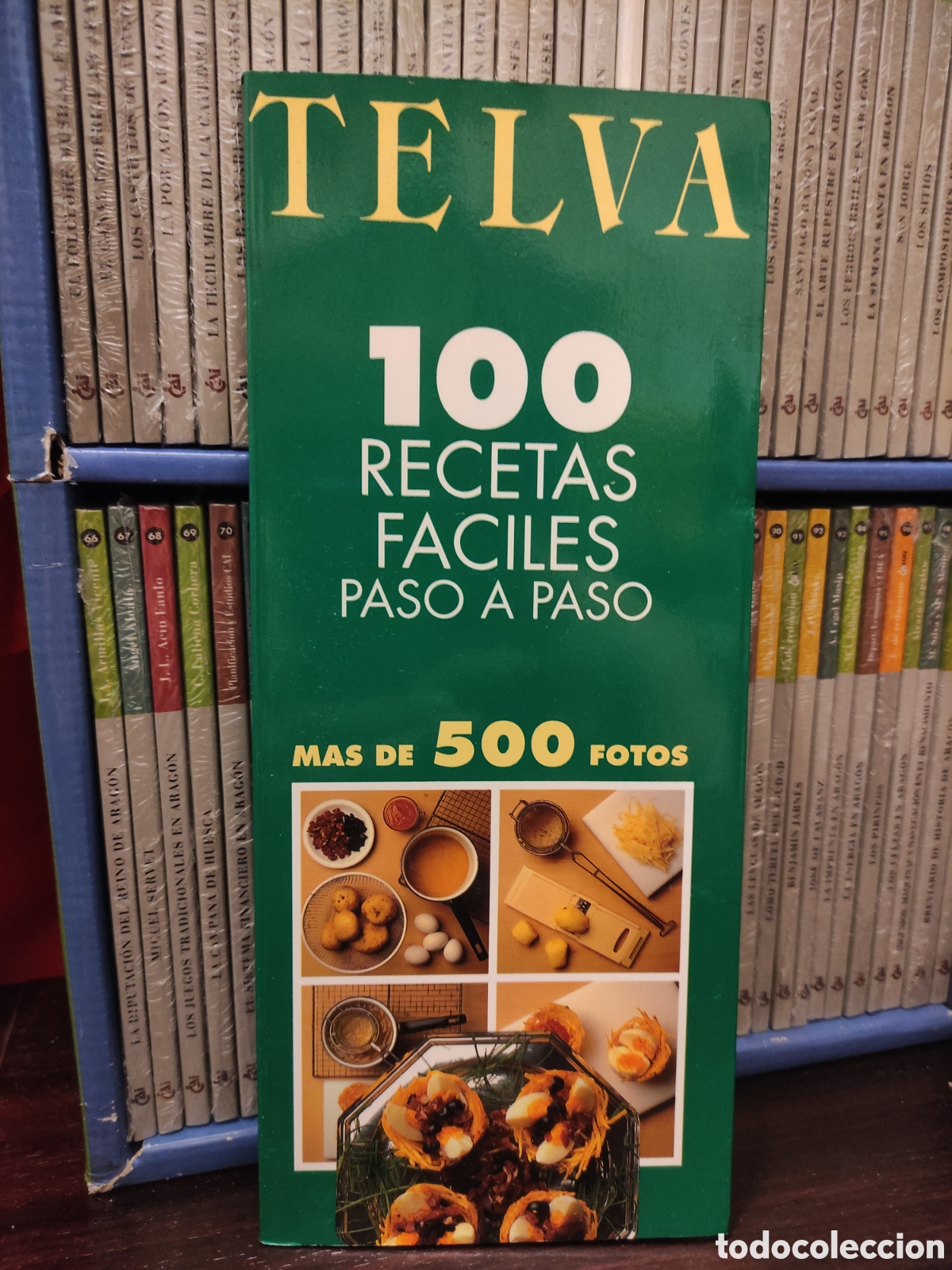 Libros de segunda mano: TELVA 100 RECETAS FACILES PASO A PASO - MAS DE 500 FOTOS