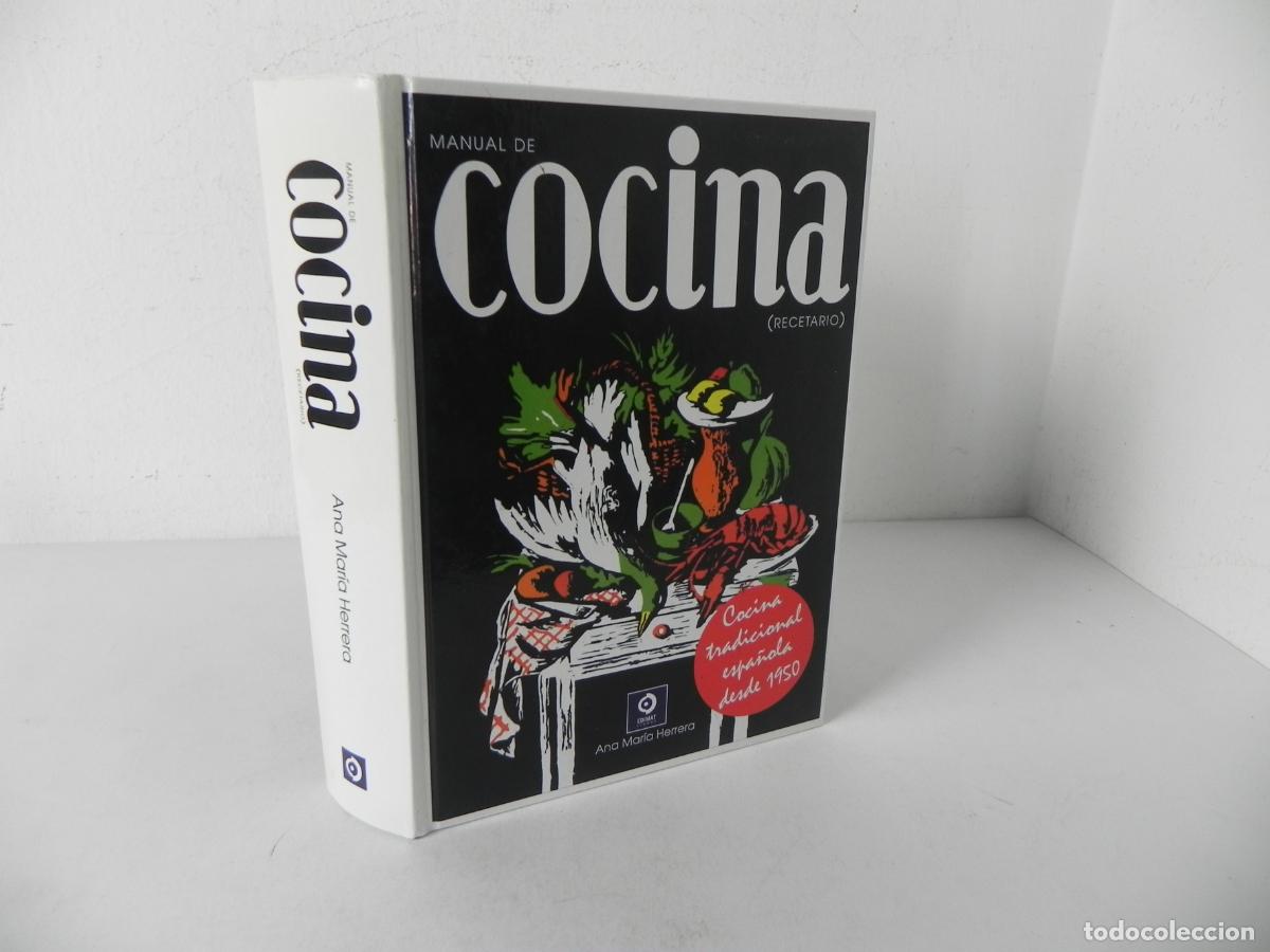 Libros de segunda mano: MANUAL DE COCINA (RECETARIO) ANA MAR&Iacute;A HERRERA - EDIMAT LIBROS-2010
