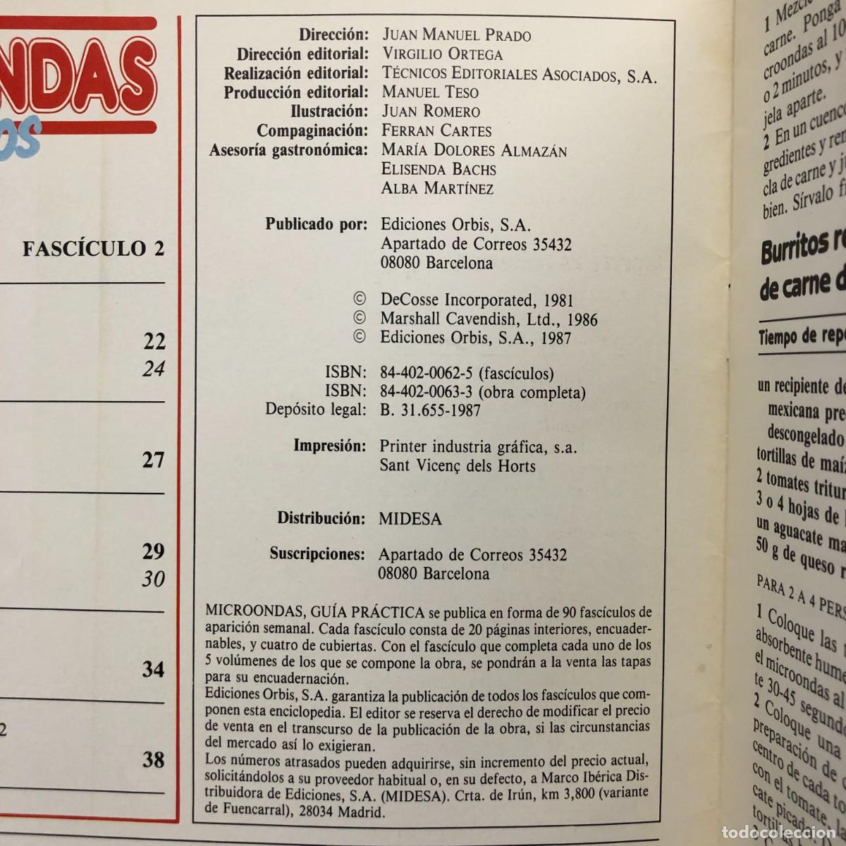 Libros de segunda mano: MICROONDAS - 2 - GU&Iacute;A PR&Aacute;CTICA - LA COCINA CON MICROONDAS / 6706 - Foto 3