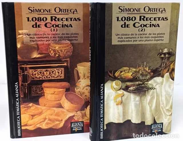 Libros de segunda mano: 1080 recetas de cocina. 2 tomos - Ortega, Simone