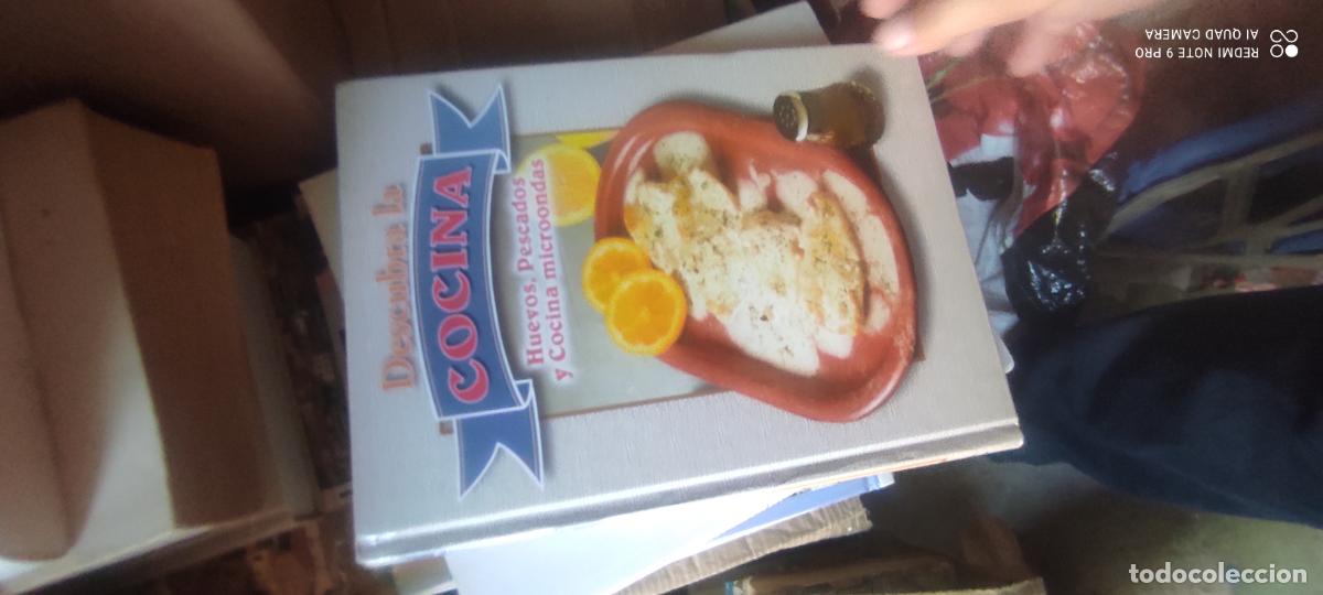 Libros de segunda mano: Descubra la cocina, huevos, pescados y cocina microondas, edita Cultural S.A.