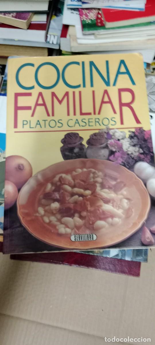 Libros de segunda mano: COCINA FAMILIAR PLATOS CASEROS SERVILIBRO LIBRO B-MAT