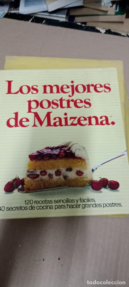 Libros de segunda mano: LOS MEJORES POSTRES DE MAIZENA COCINA LIBRO S-07