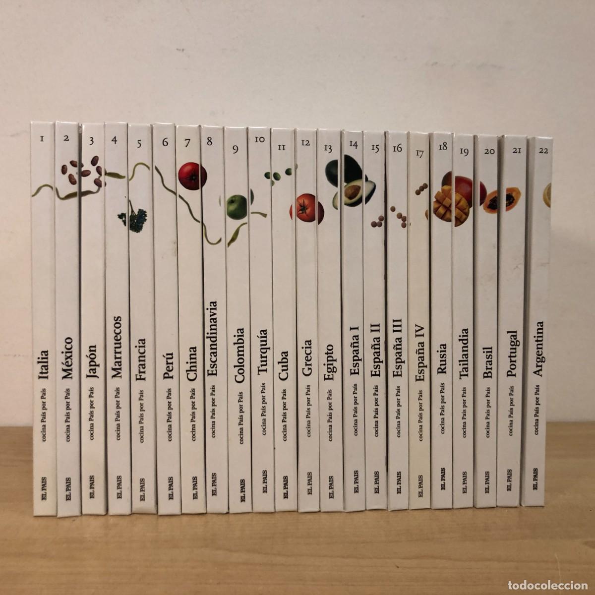 Libros de segunda mano: Enciclopedia de Gastronom&iacute;a Mundial Cocina Pa&iacute;s por Pa&iacute;s Colecci&oacute;n Completa 22 Tomos