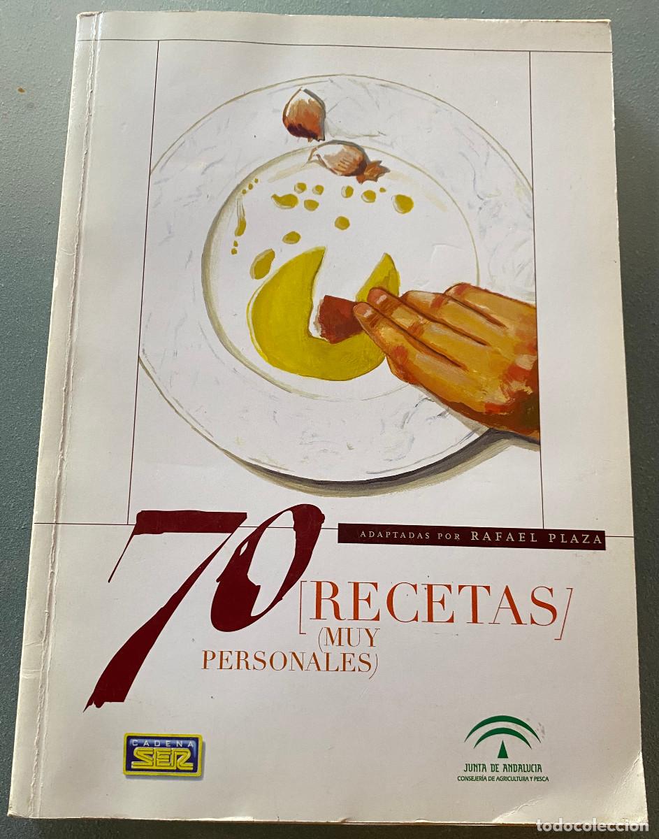 Libros de segunda mano: '70 Recetas Muy Personales'. Libro de cocina con recetas de chefs famosos. 164 p&aacute;ginas. Buen estado.