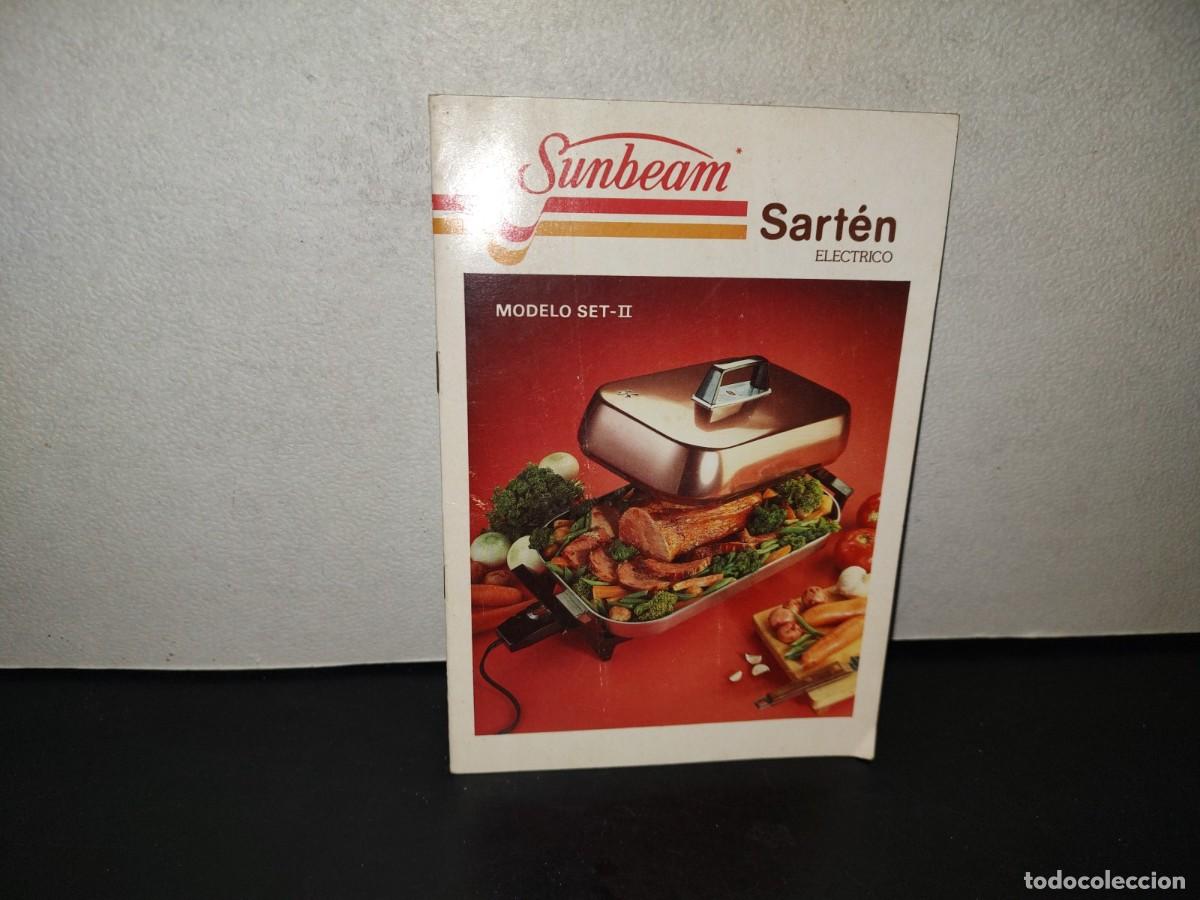 Libros de segunda mano: 201- Recetario De Cocina Vintage: Sumbean Sart&eacute;n El&eacute;ctrico, Modelo Set-II - 70's
