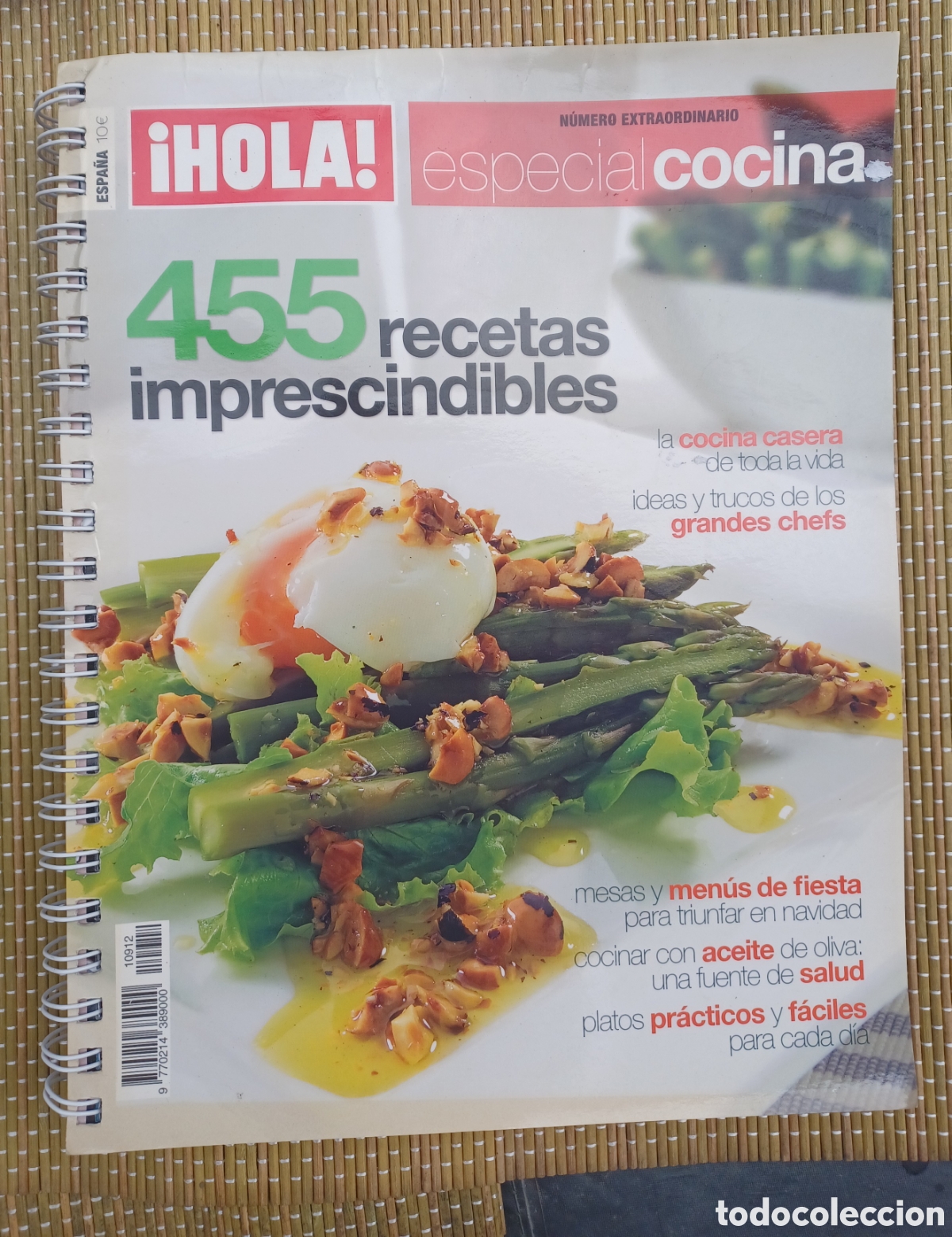 Libros de segunda mano: Libro revista hola especial cocina 455 recetas