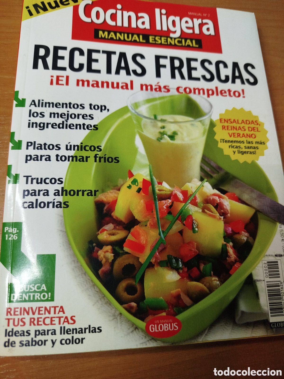 Libros de segunda mano: Cocina ligera. manual esencial recetas frescas. Mejores ingredientes.