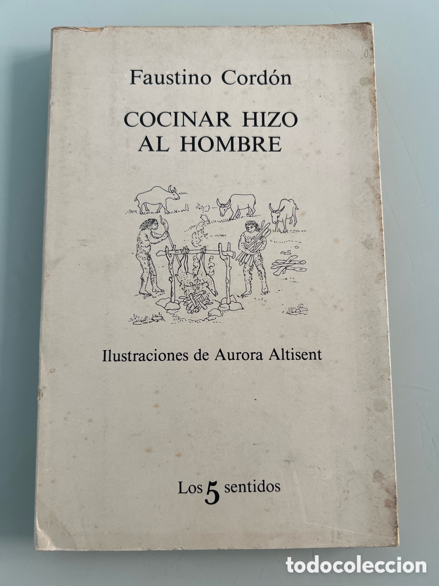 Libros de segunda mano: Cocinar hizo al hombre. Faustino Cord&oacute;n. Ilustraciones de Aurora Altisent. 1&ordf; ed. 1980.