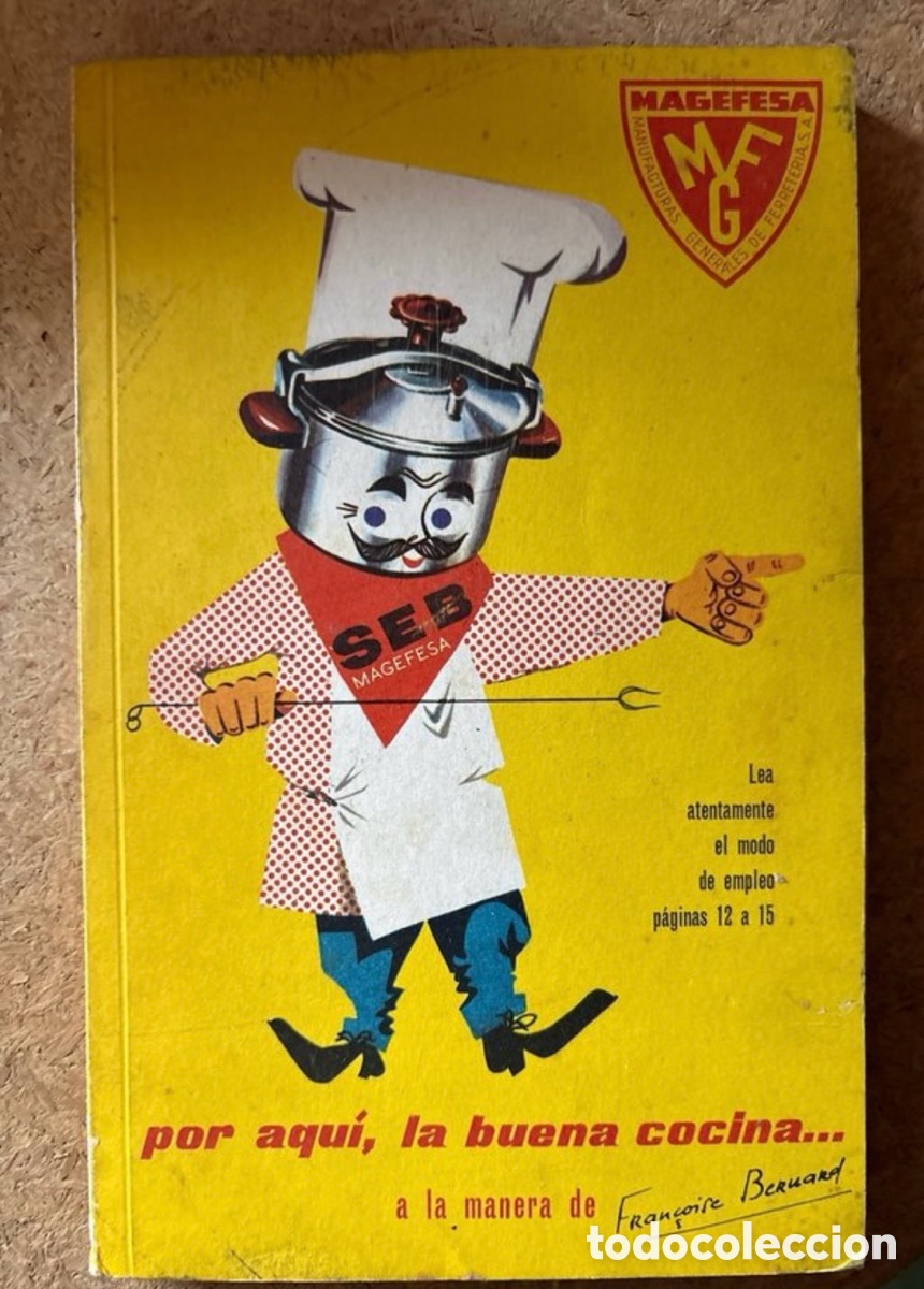 Libros de segunda mano: Libro recetas vintage Magefesa / Olla r&aacute;pida