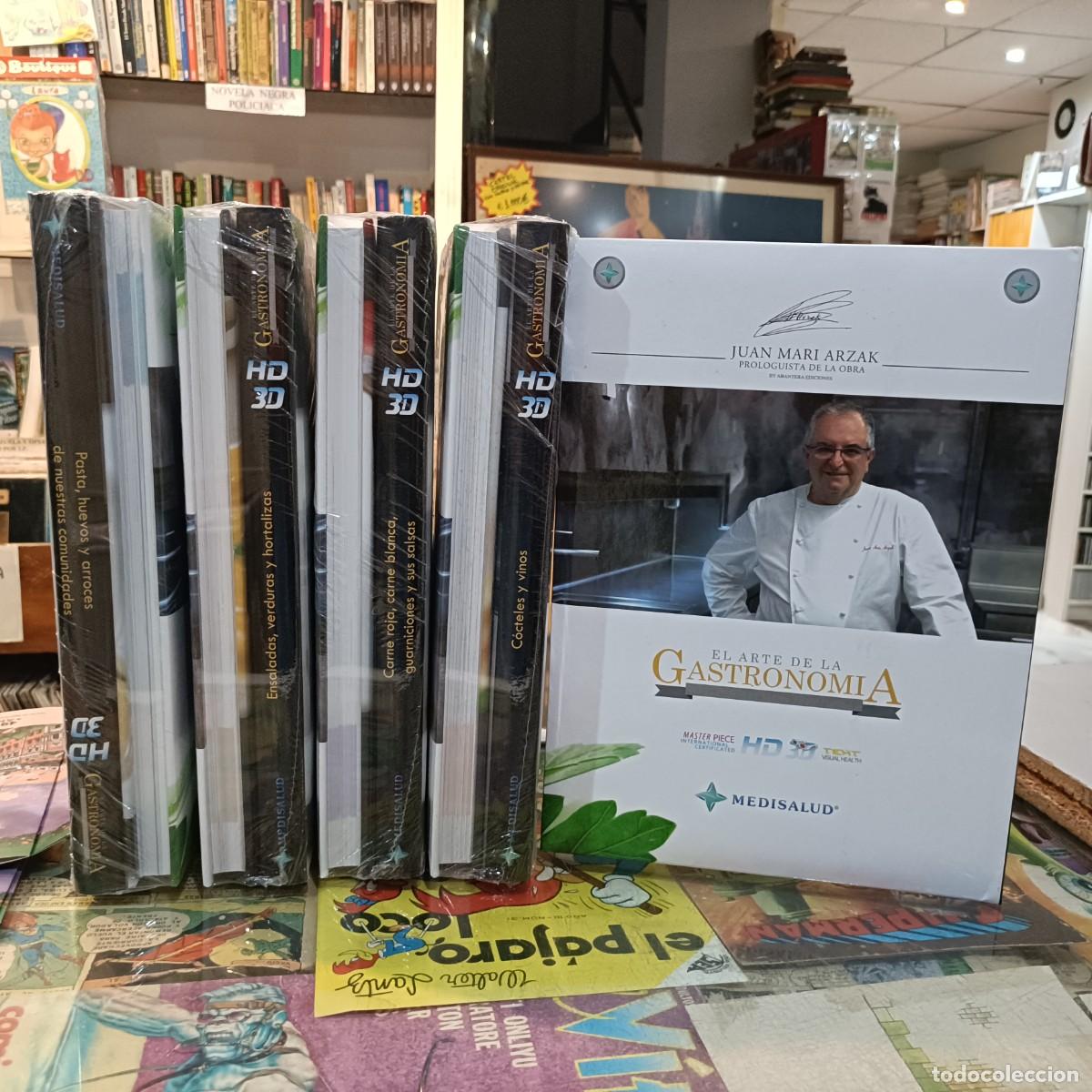 Libros de segunda mano: El Arte de la Gastronom&iacute;a, Juan Mar&iacute;a Arzak - Alta Cocina Internacional - 8 Tomos + DVDs.