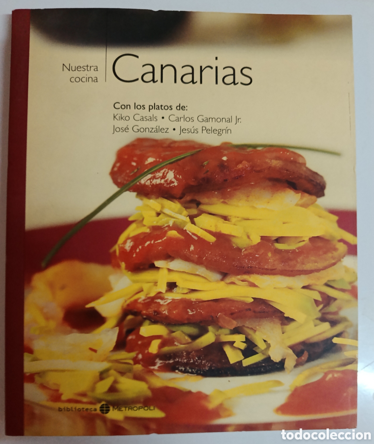 Libros de segunda mano: Nuestra cocina Canarias biblioteca Metropoli El Mundo