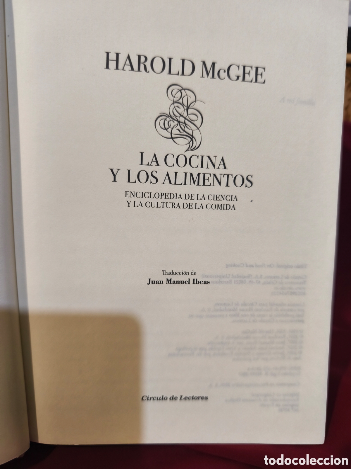 Libros de segunda mano: HAROLD McGEE &ndash; LA COCINA Y LOS ALIMENTOS &ndash; C&Iacute;RCULO 2007 - Foto 4