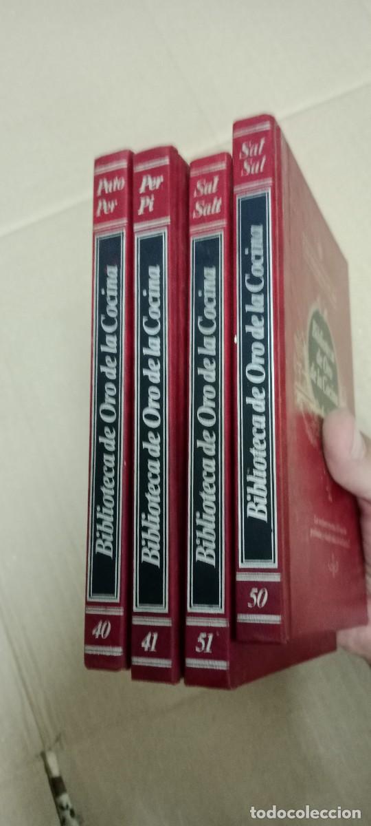 Libros de segunda mano: LOTE DE 4 LIBROS BIBLIOTECA DE ORO DE LA COCINA LOS DE FOTO LIBRO C-RE44