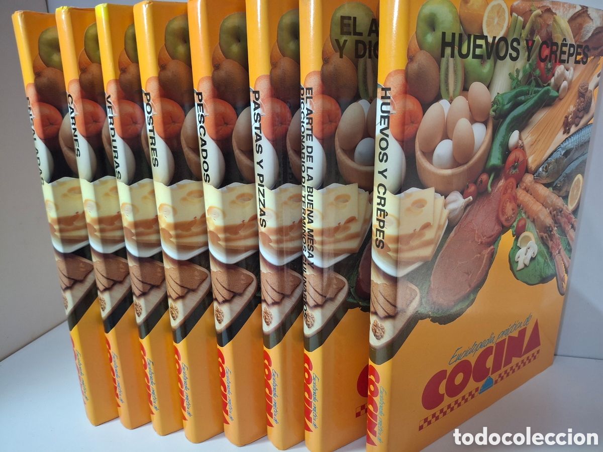 Libros de segunda mano: ENCICLOPEDIA PRACTICA DE LA COCINA, 8 VOLUMENES, ROSER VI&Ntilde;UALES, OLIMPO EDICIONES, 1993