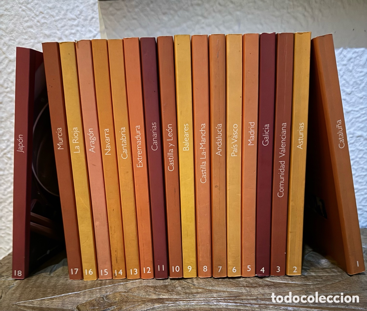 Libros de segunda mano: Colecci&oacute;n Completa &rdquo;Nuestra Cocina&rdquo; + Jap&oacute;n - Biblioteca Metr&oacute;poli (18 tomos, El Mundo)