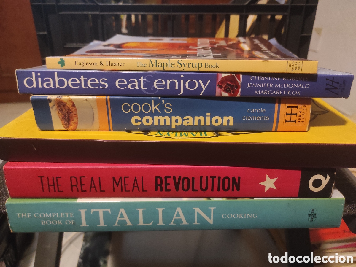 Libros de segunda mano: Lote de 6 libros de cocina en ingl&eacute;s