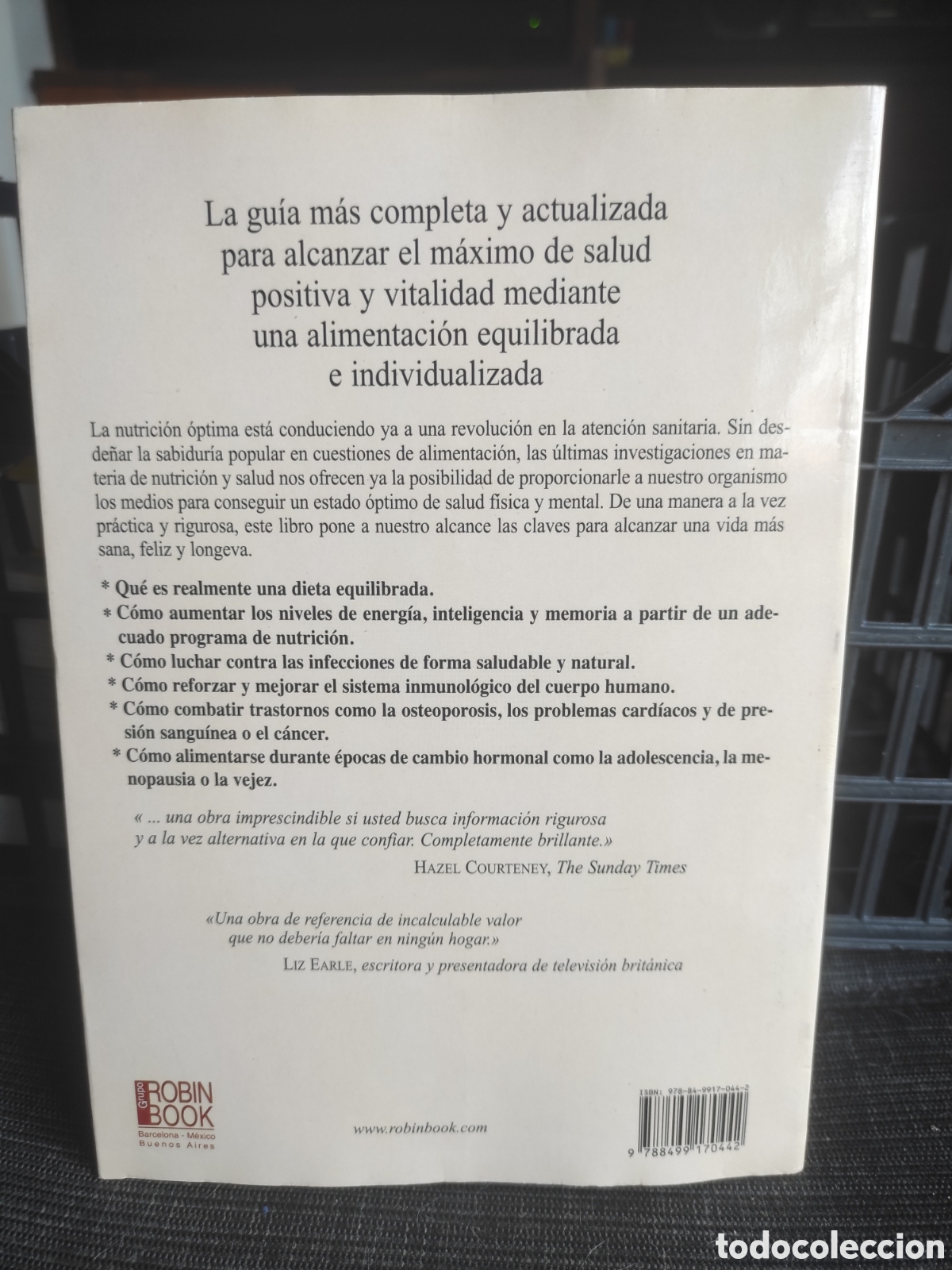 Libros de segunda mano: El libro de la nutrici&oacute;n &oacute;ptima - Patrick Holford - Foto 2